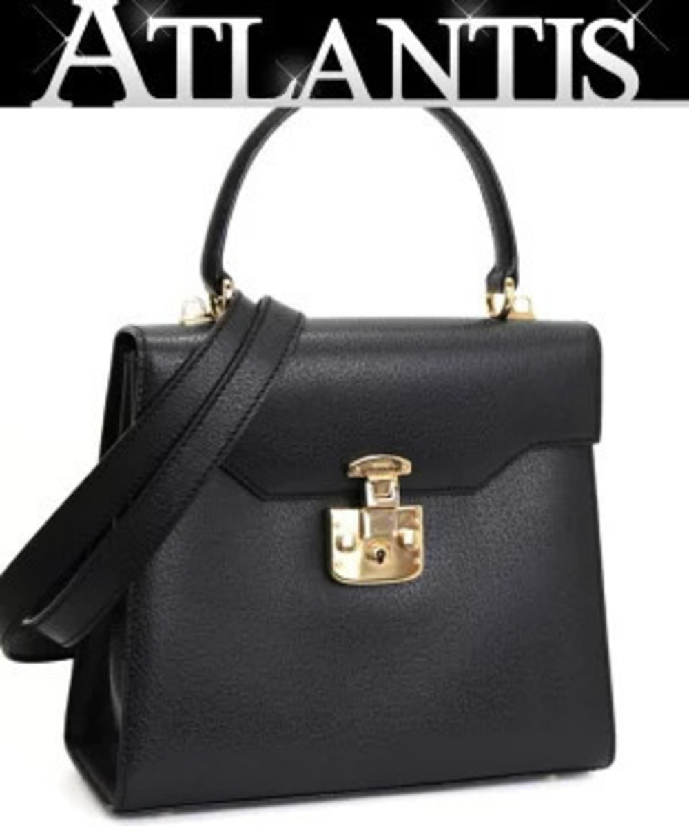 Gucci Lady Lock bag leather black